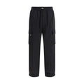 Black Polyamide Cargo Pants
