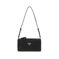 Black Silk Shoulder Bag