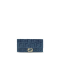 Blue Cotton Wallet