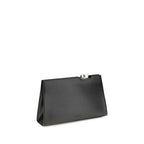 Black Calf Leather Bos Taurus Shoulder Bag