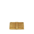 Beige Calf Leather Bos Taurus Shoulder Bag