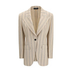 Multicolor Viscose Full-Length Jacket