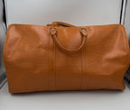LOUIS VUITTON KEEPALL 50 in Brown EPI Leather Handbag