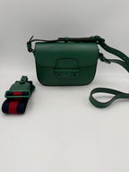 حقيبة يد GUCCI HORSEBIT 1955 الزمردية