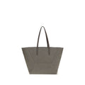 Brown Cotton Shoulder Bag