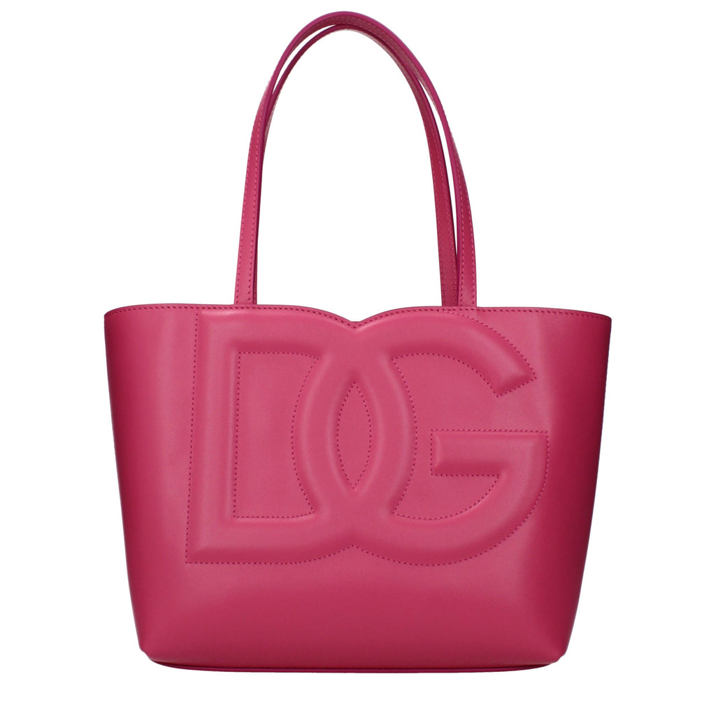 Pink Leather Handbag