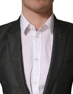 Dark Gray Wool Slim Fit Coat Jacket Blazer