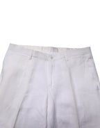 White SARTORIA Linen 2 Piece Men Formal Suit