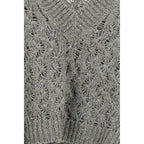 Bicolor Silk Sweatshirt