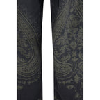 Black Cotton Jeans Denim