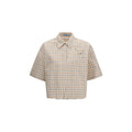 Beige Fabric Shirt