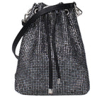 Black Satin Crossbody Bag