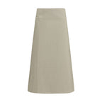 Bicolor Cotton Skirt