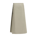 Bicolor Cotton Skirt