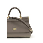 Gray Calf Leather Bos Taurus Handbag