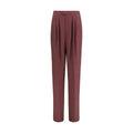 Purple Silk Dress Pants