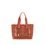 Multicolor Raffia Shoulder Bag