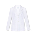 White Cotton Blazer