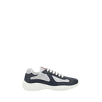 Blue Polyamide Athletic Sneakers
