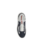 Blue Polyamide Athletic Sneakers