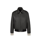 Black Calfskin Leather Jacket