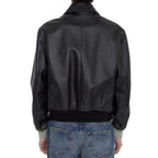 Black Calfskin Leather Jacket
