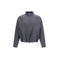 Blue Linen Denim Jacket