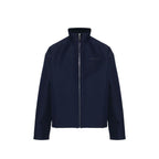 Blue Marabou Full-Length Jacket