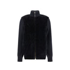 Black Lamb Fur Full-Length Jacket