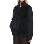 Black Lamb Fur Full-Length Jacket