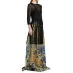 Black Viscose Casual Dress