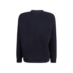 Blue Cotton Cardigan