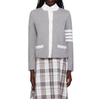 Gray Wool Cardigan