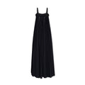 Black Cotton Casual Dress