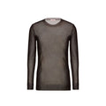 Brown Silk Sweatshirt