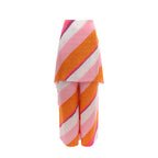 Multicolor Silk Casual Pants
