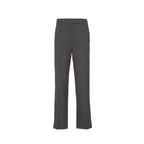 Gray Virgin Wool Dress Pants