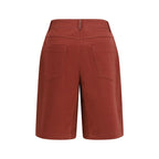 Multicolor Cotton Bermuda Shorts