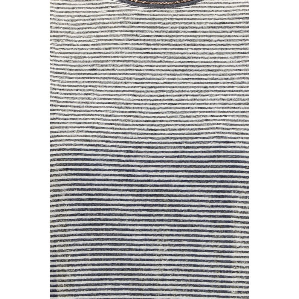 Multicolor Linen T-Shirt
