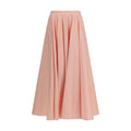 Multicolor Cotton Long Skirt