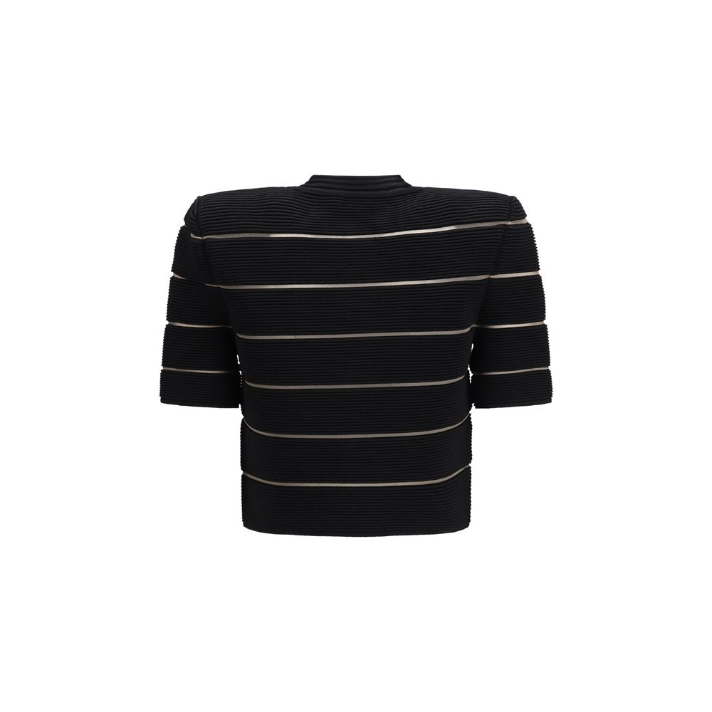 Black Viscose Cardigan