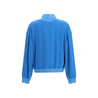 Blue Silk Bomber