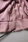 Pink Embellished Sequined Evening Gown Dress