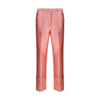 Multicolor Polyester Casual Pants
