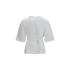 White Cotton Shortsleeve Shirt