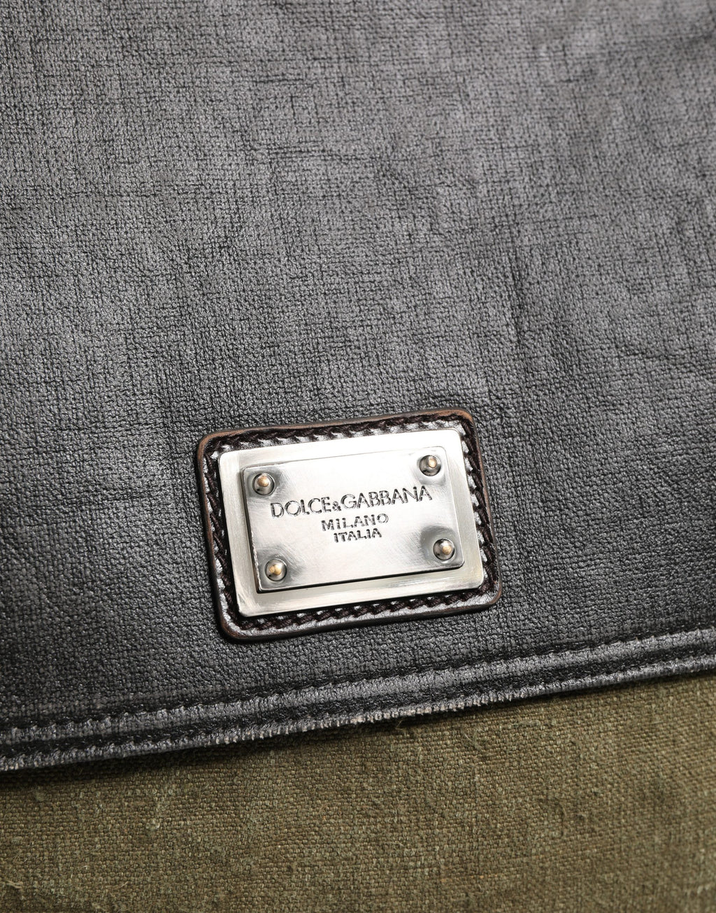 Military Green Two Tone Messenger Shoulder Borse Men Bag
