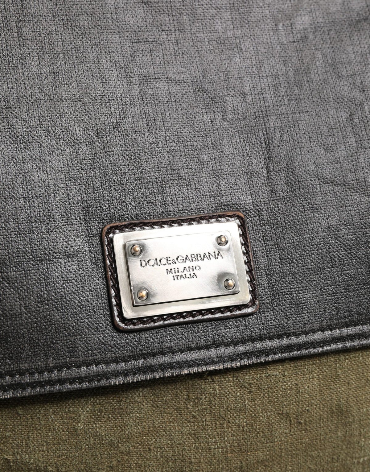 Military Green Two Tone Messenger Shoulder Borse Men Bag