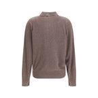 Brown Silk Sweatshirt