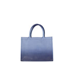Blue Calfskin Tote Bag