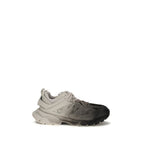 Gray Polyamide Athletic Sneakers